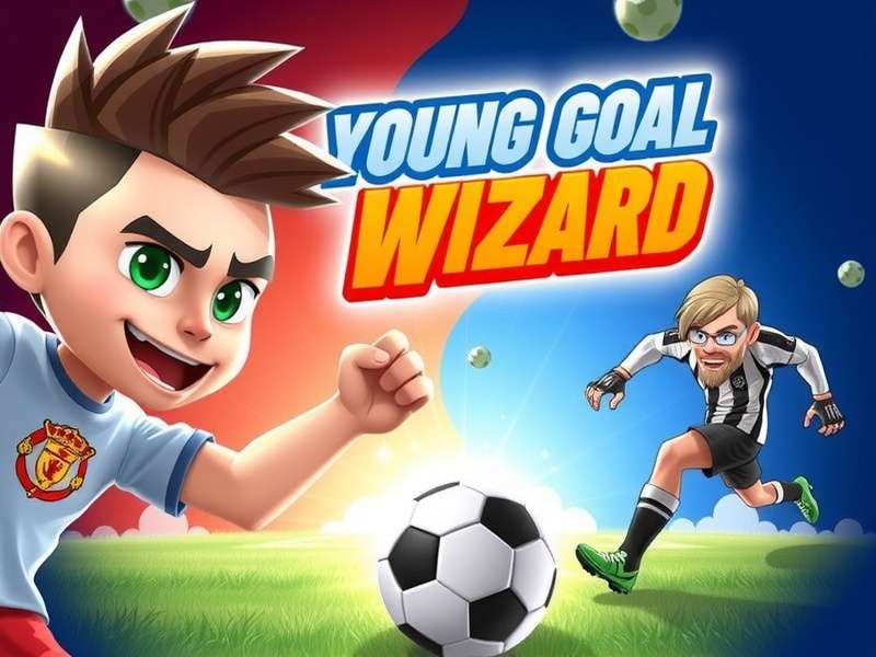 Competitive Multiplayer Gameplay Young Goal Wizard Multiplayer Match